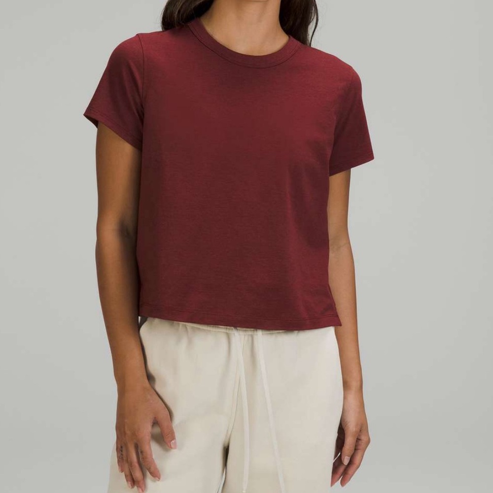 Lululemon Side Tie Cassis T Shirt XS
